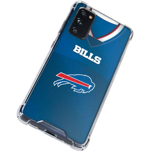 NFL Buffalo Bills Team Jersey Galaxy S20 FE Clear Case